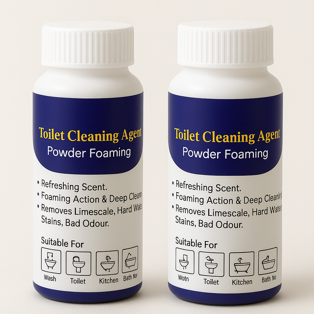 Powder Foaming Toilet Cleaner 100 gm (Pack of 2)