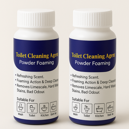 Powder Foaming Toilet Cleaner 100 gm (Pack of 2)