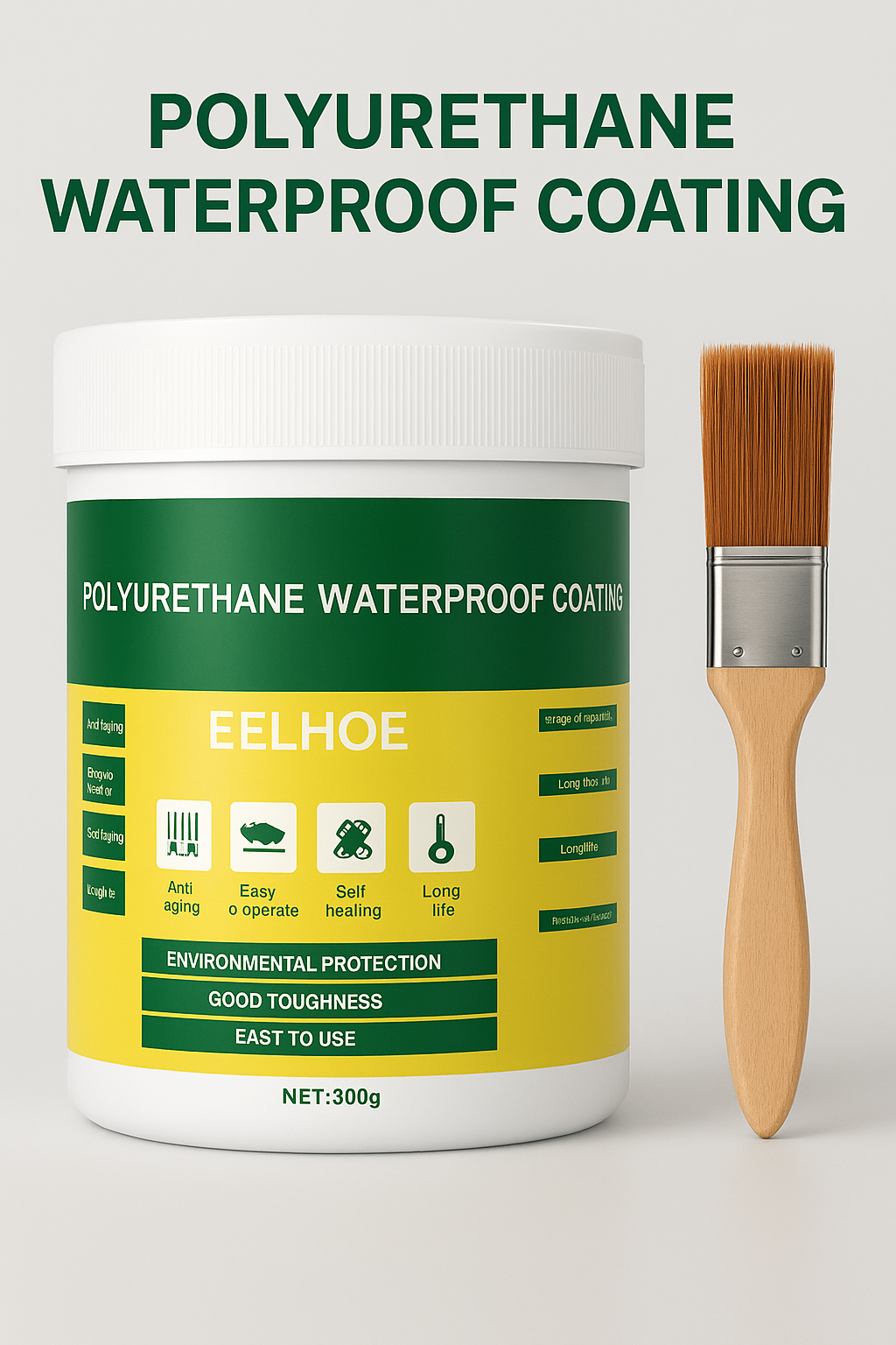 Transparent Waterproof Glue Plus Brush